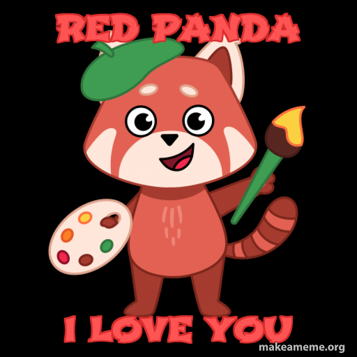 Red Panda, I Love You